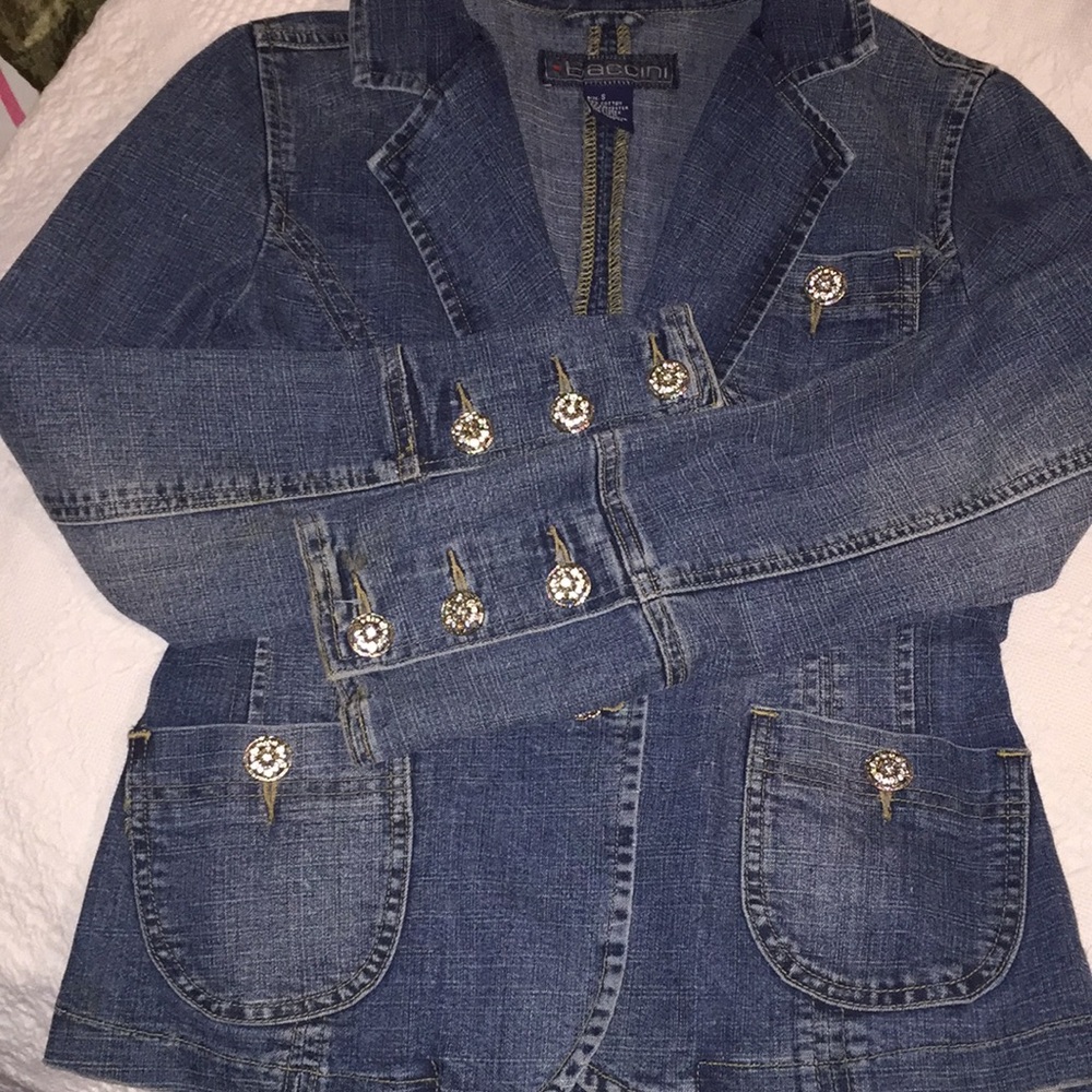 Baccini Jean Jacket Vintage 80’s